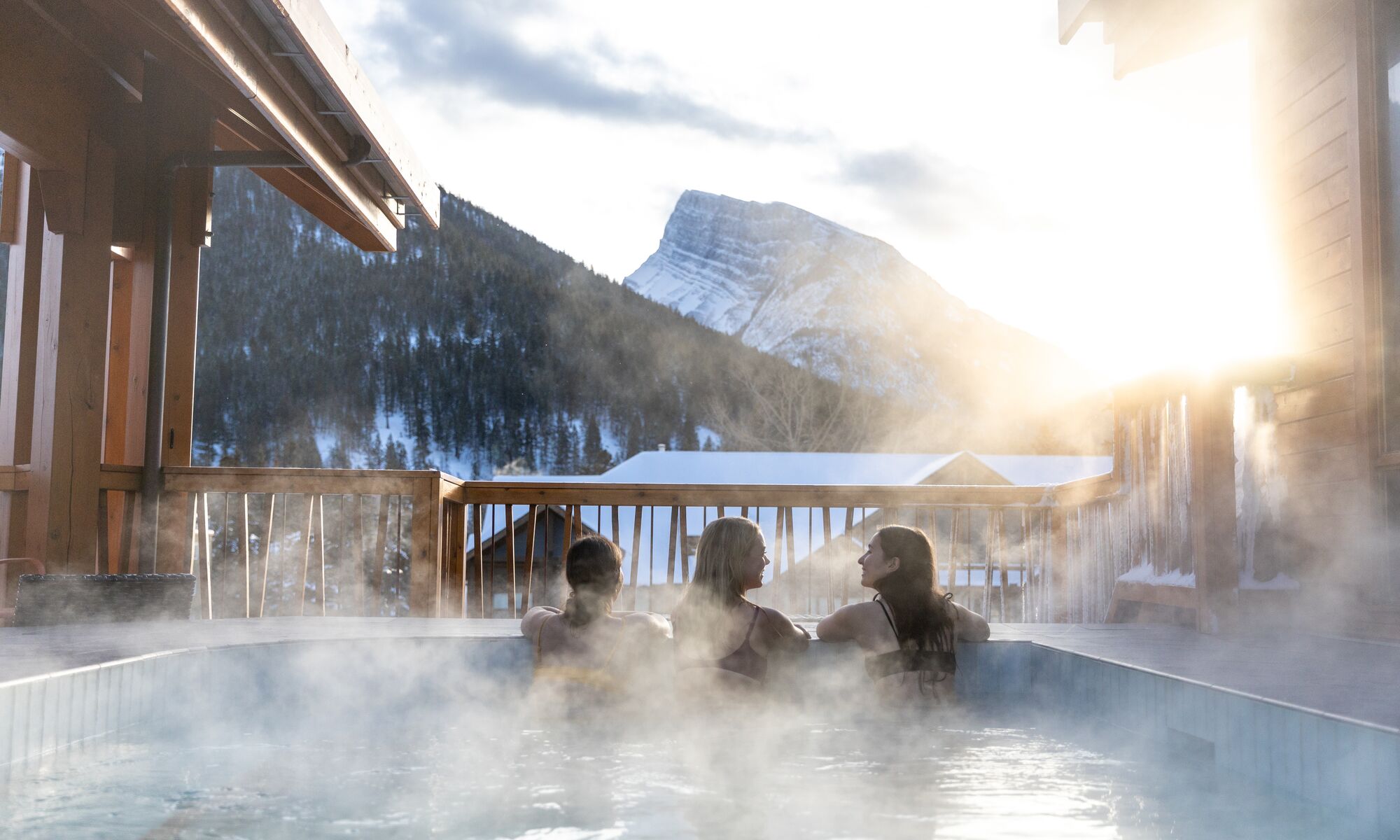 Moose Hotel Rooftop Hot Pools by Katie Goldie