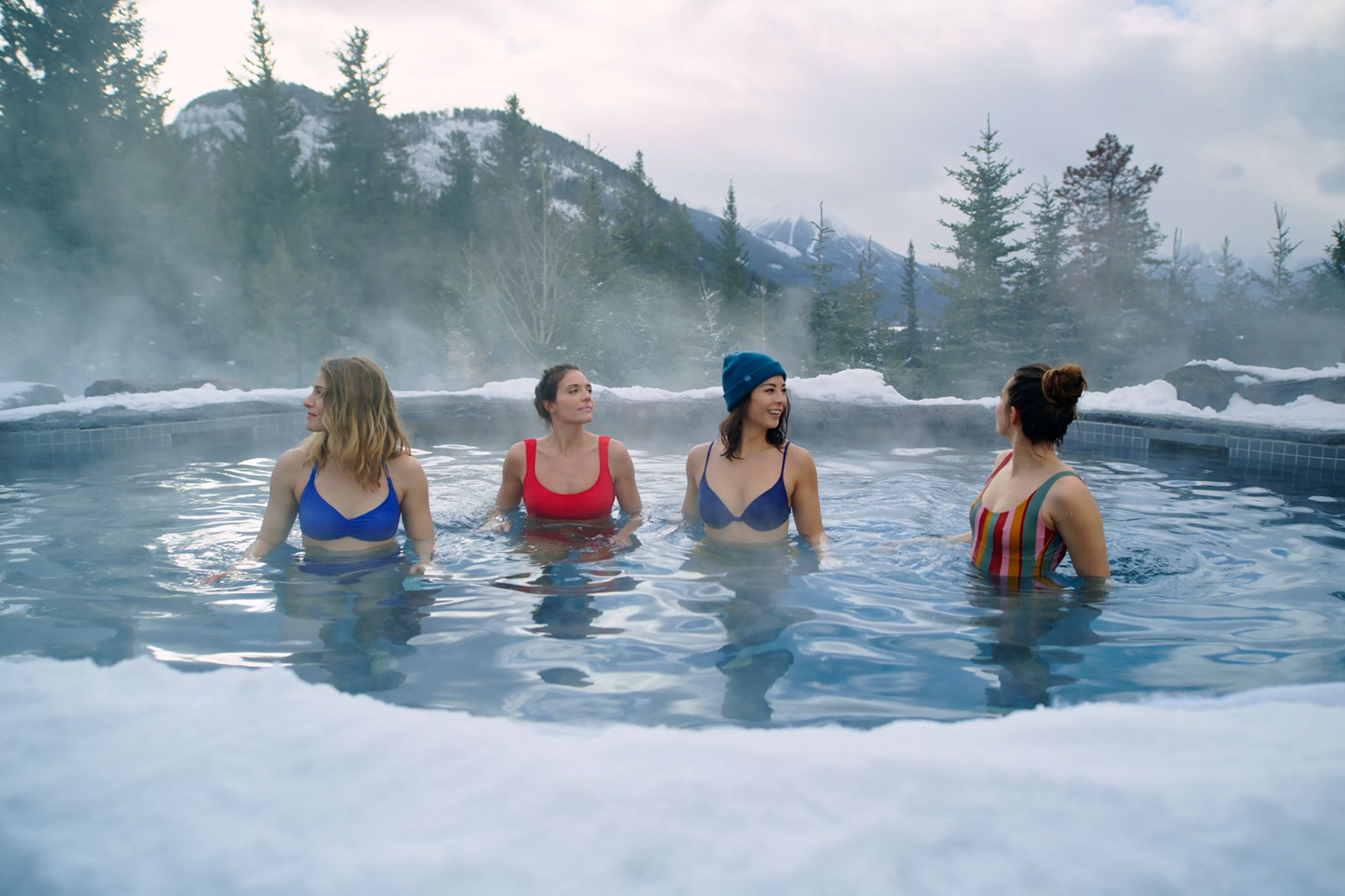 Hidden Ridge Hot Pools Group of Women by Noel Hendrickson